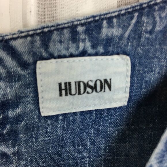 Hudson Embroidered Denim Dress - Picture 4 of 8